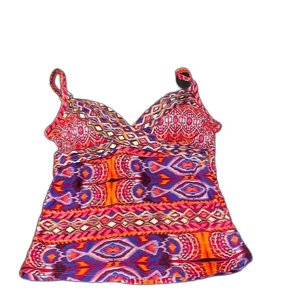 La Blanca Swim Tankini Top Size 6 - Picture 1 of 8